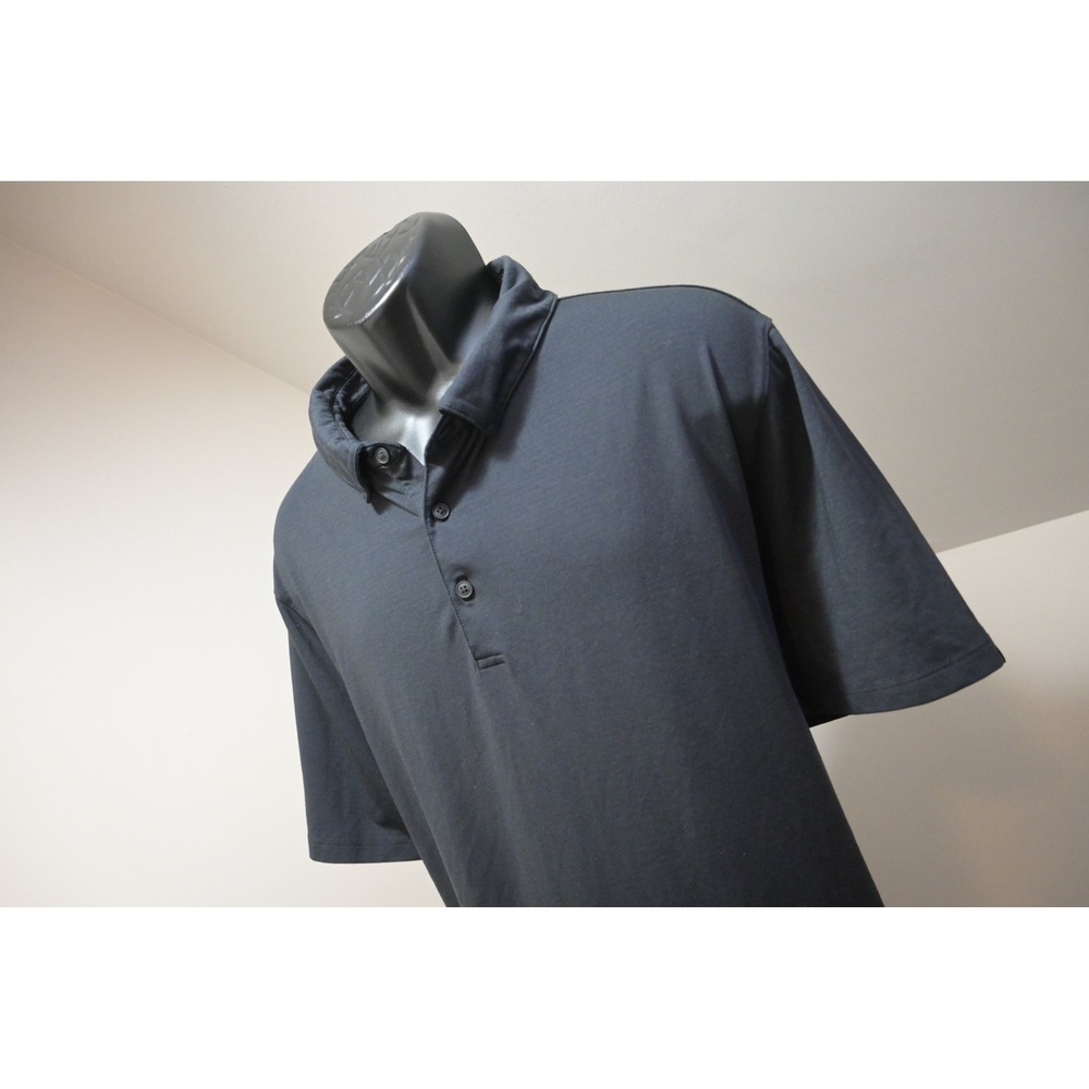 VRST Golf Polo Shirt Mens XXL Black Short Sleeve Stretch Performance Excellent